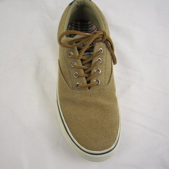 SPERRY Top-Sider Mens Canvas Shoes Light Brown Size 10 - Picture 9 of 14